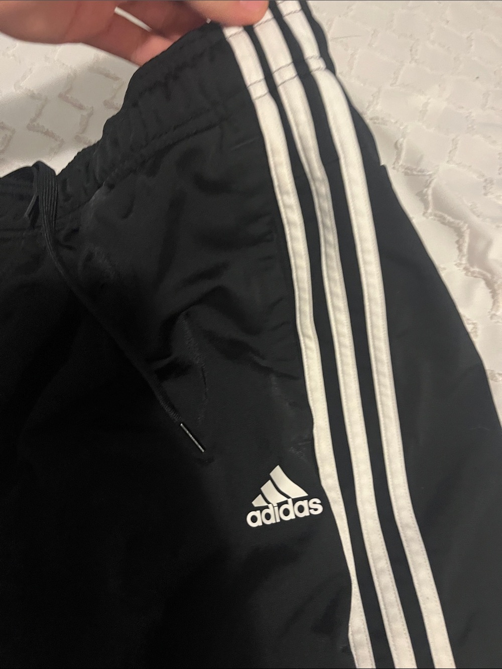 EUC adidas Black Joggers - Picture 2 of 3